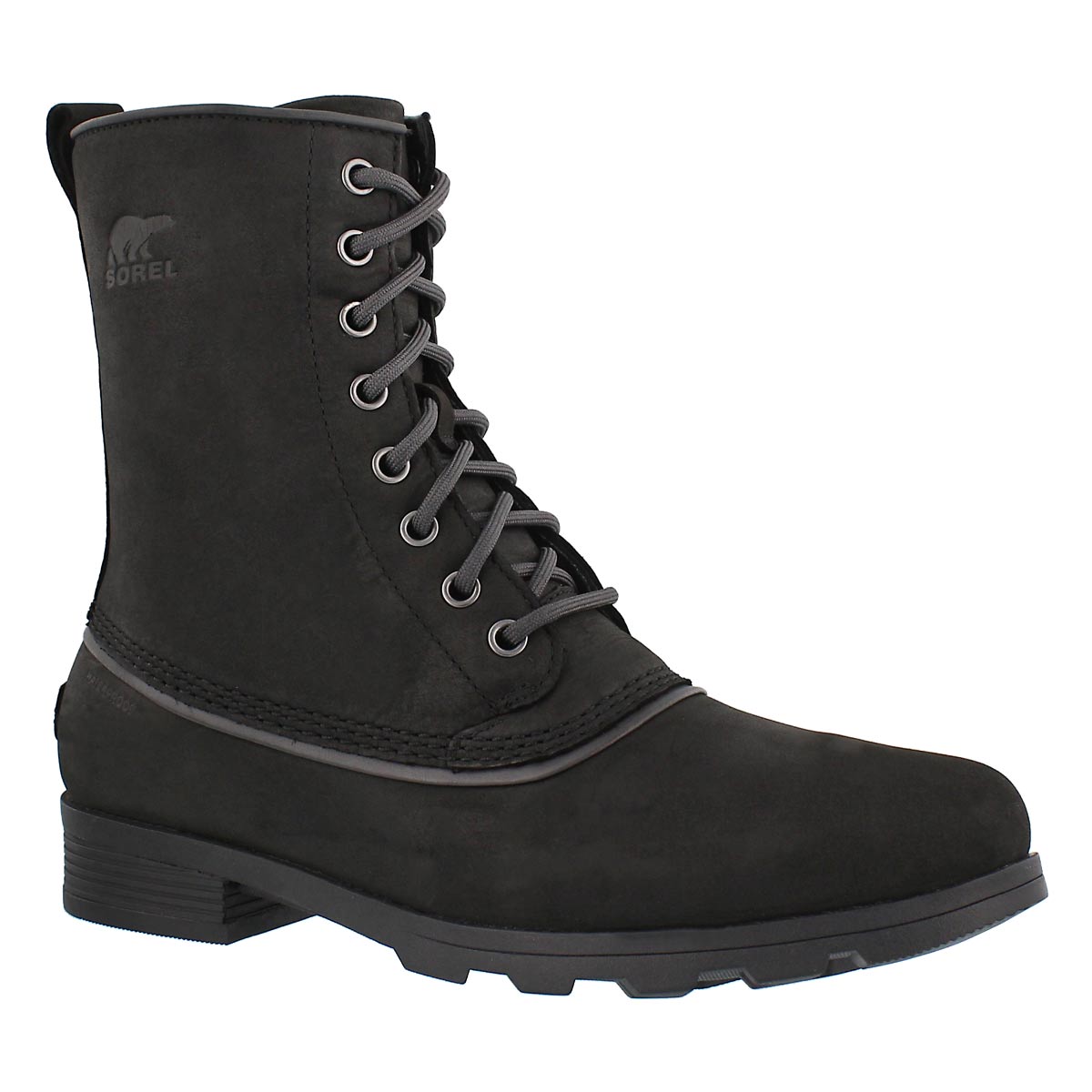 Lds Emelie 1964 blk wtpf winter boot