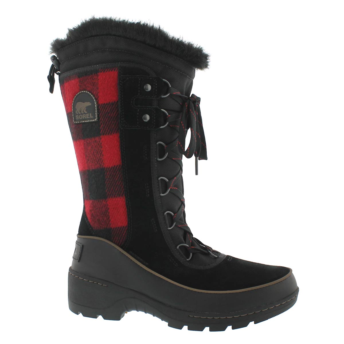 Women's TIVOLI HIGH black/red waterproof boots
