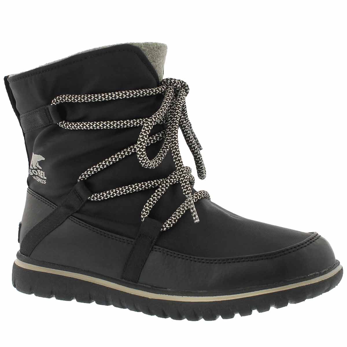 Women's COZY EXPLORER black waterproof boots