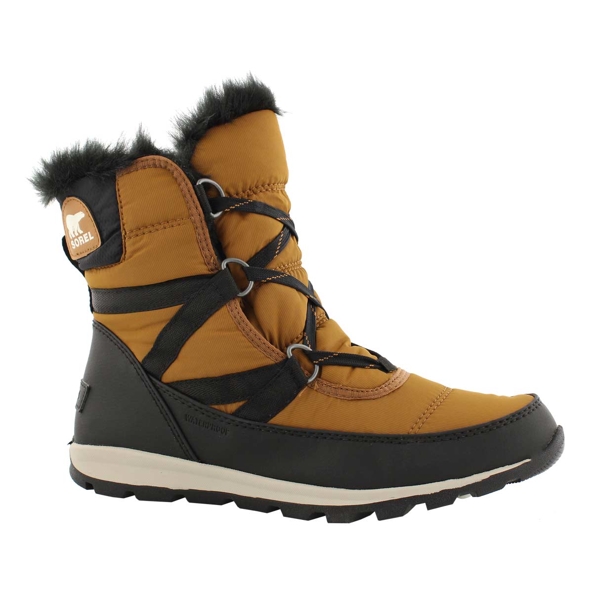 Lds WhitneyShortLace cml bn wp wntr boot