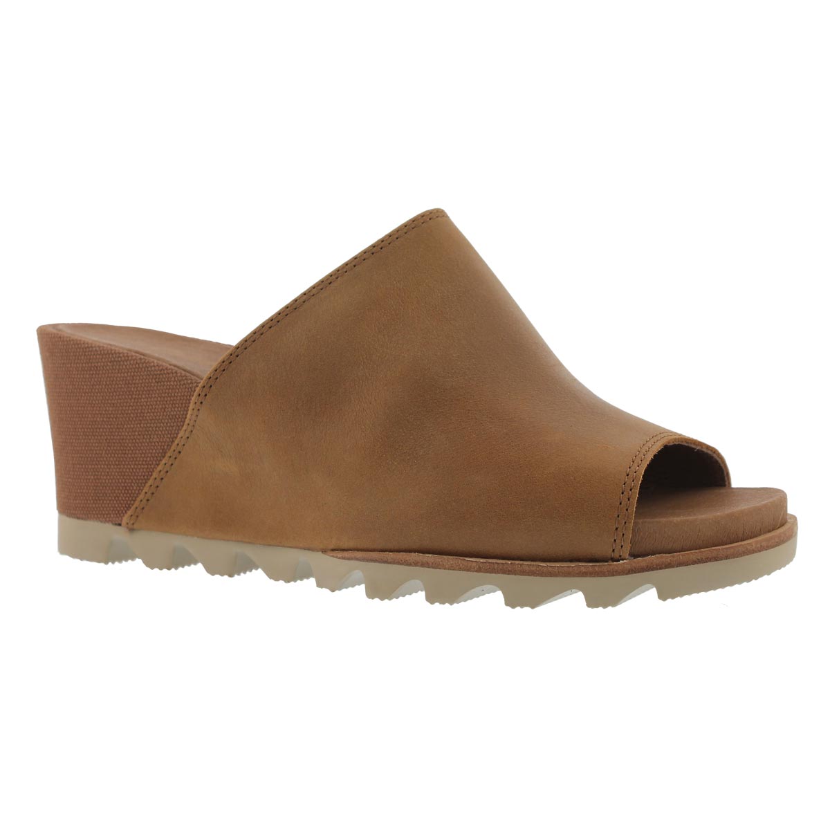 Women's JOANIE MULE II brown wedge sandals