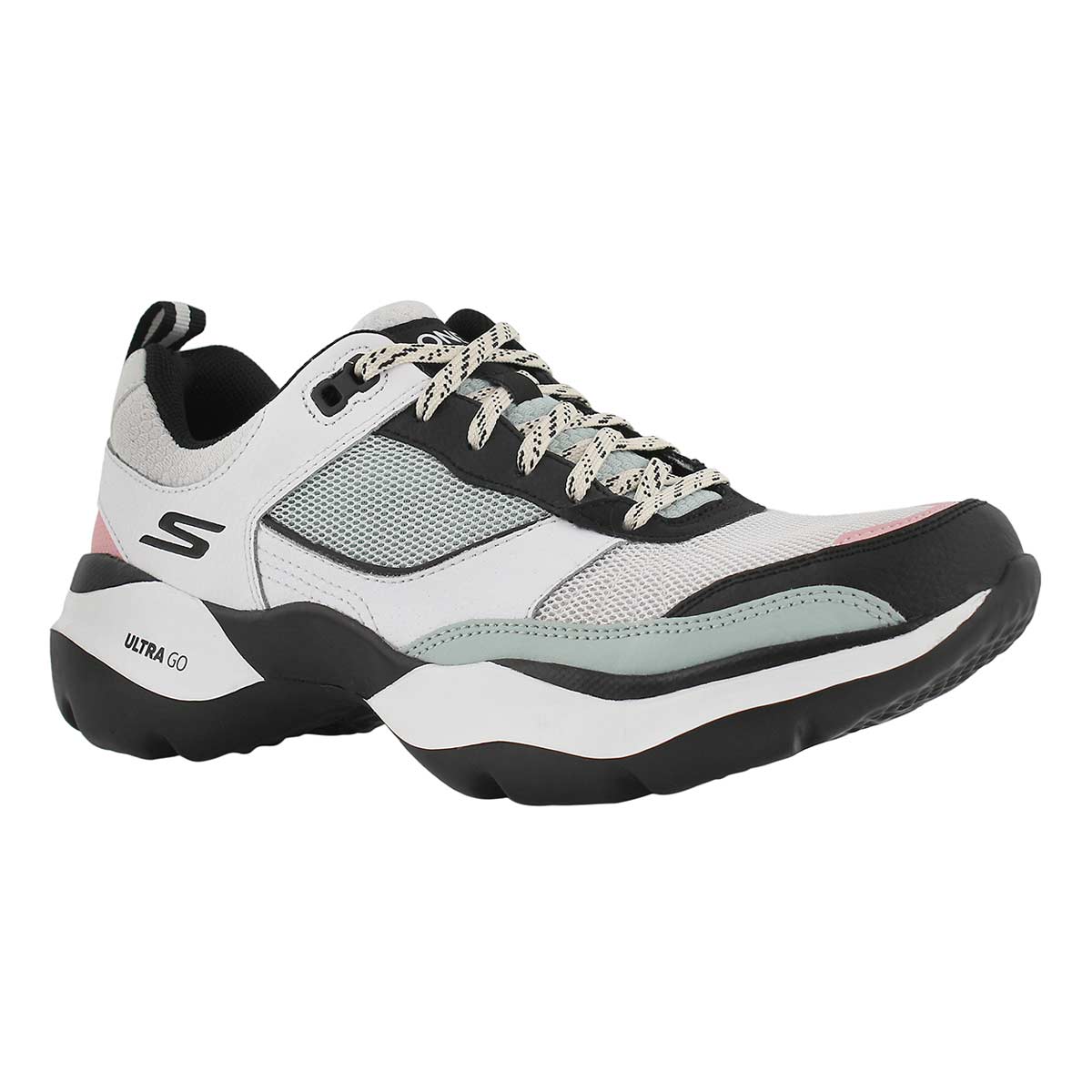 Women's VIBE ULTRA wht/blu lace up sneakers