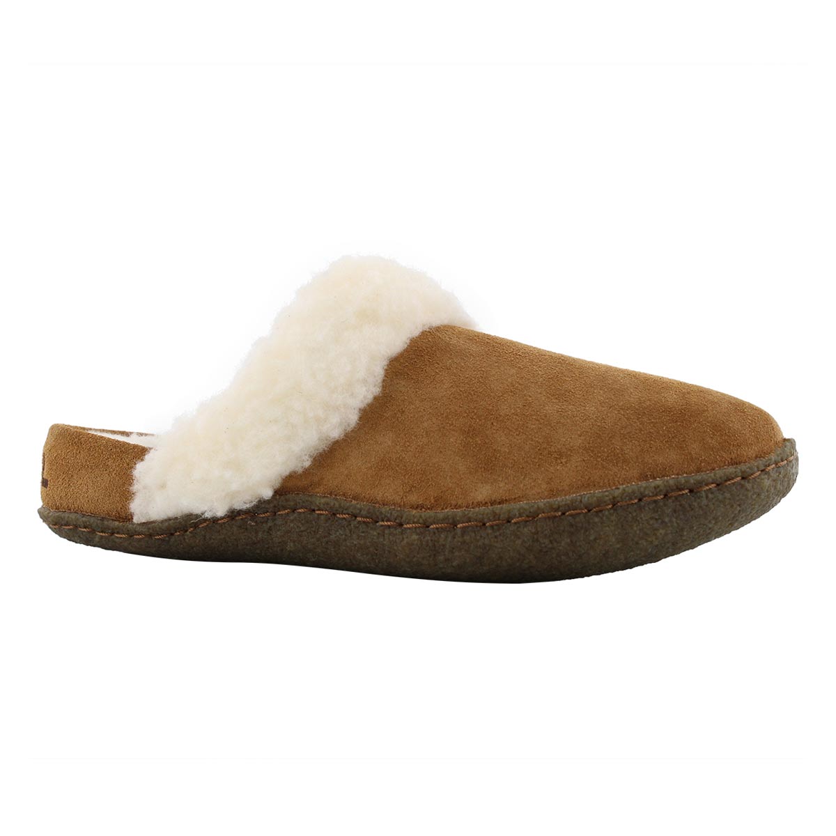 Lds Nakiska Slide II camel brown slipper