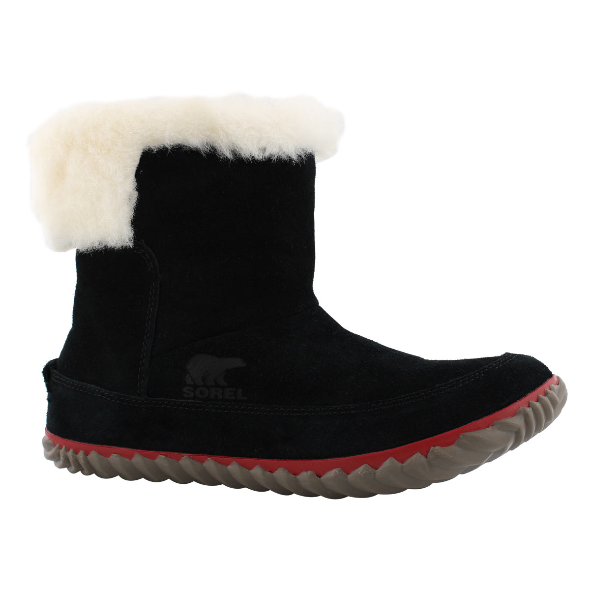 Lds Out'N About black casual bootie