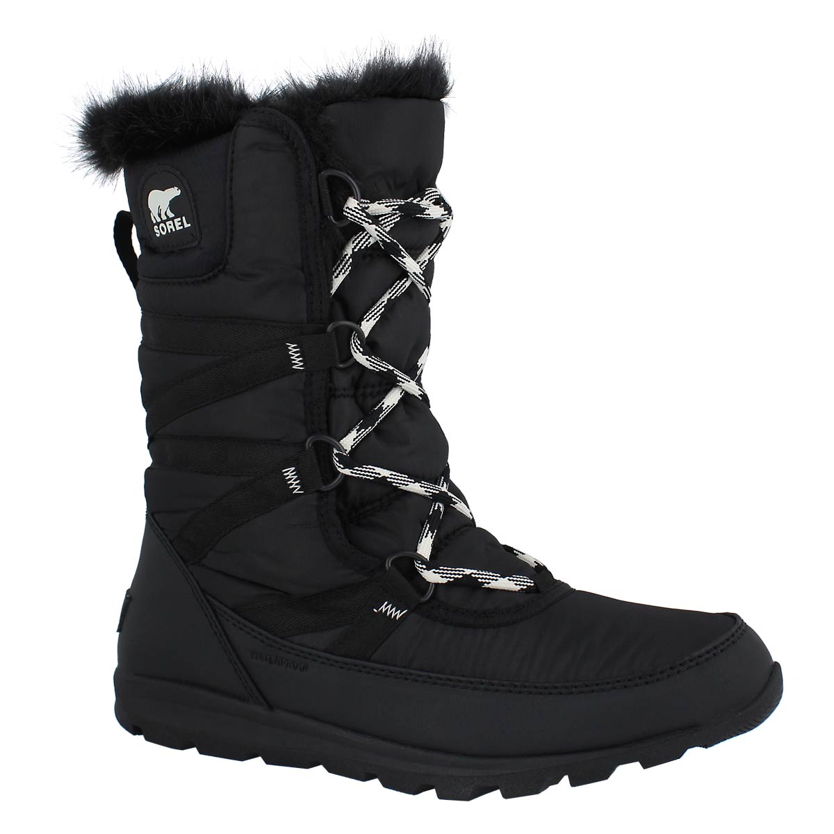 Lds Whitney Tall Lace II bk wp wntr boot
