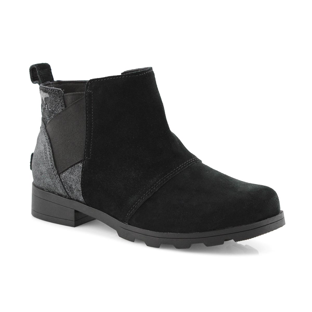 Grls Emelie Chelsea blk wp chelsea boot