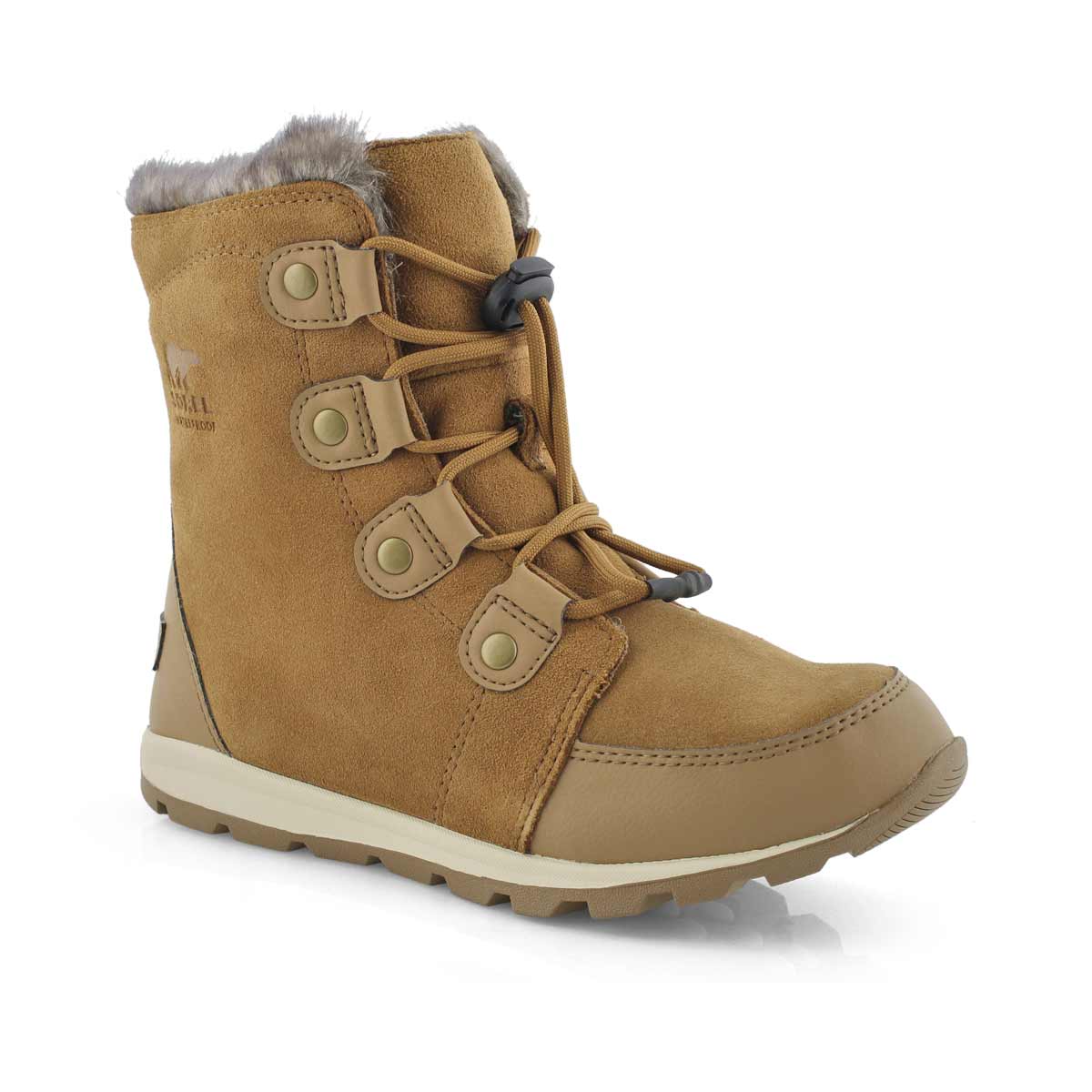 Grls Whitney Suede elk wtpf snow boot
