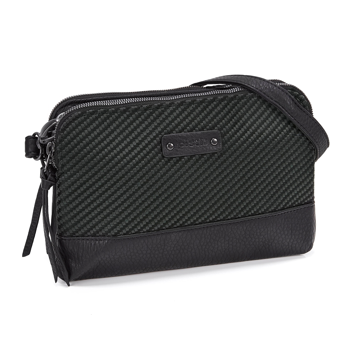 Lds Hands Off obsidian cross body bag