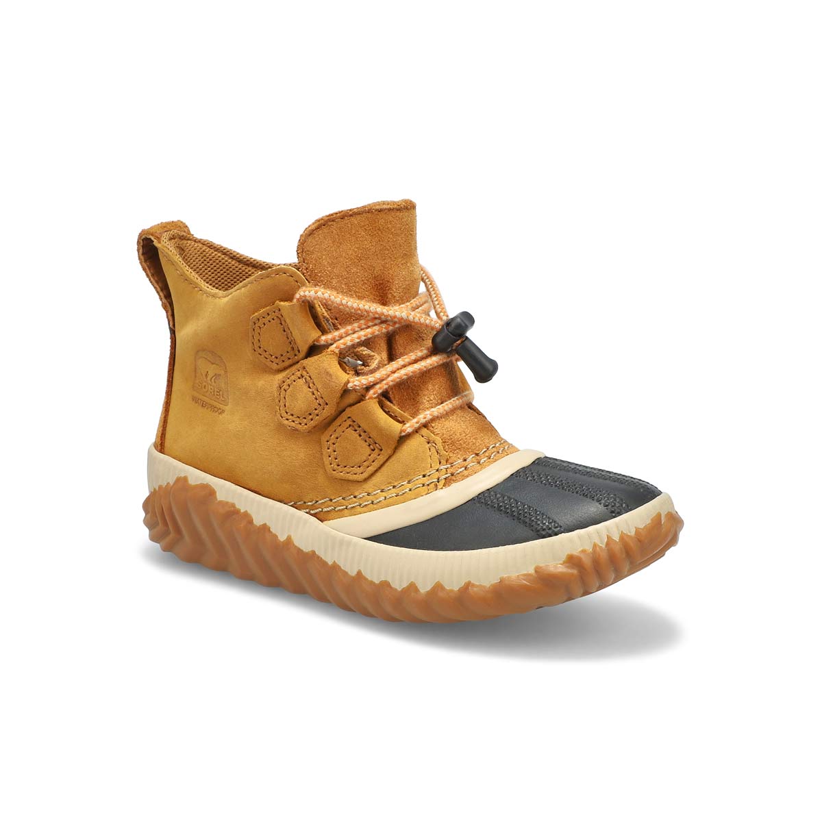 Grls Out N About Plus elk/blk ankle boot