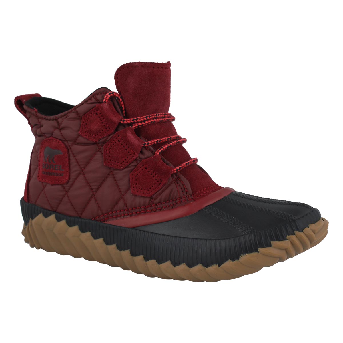 Lds Out'N About Plus red element bootie