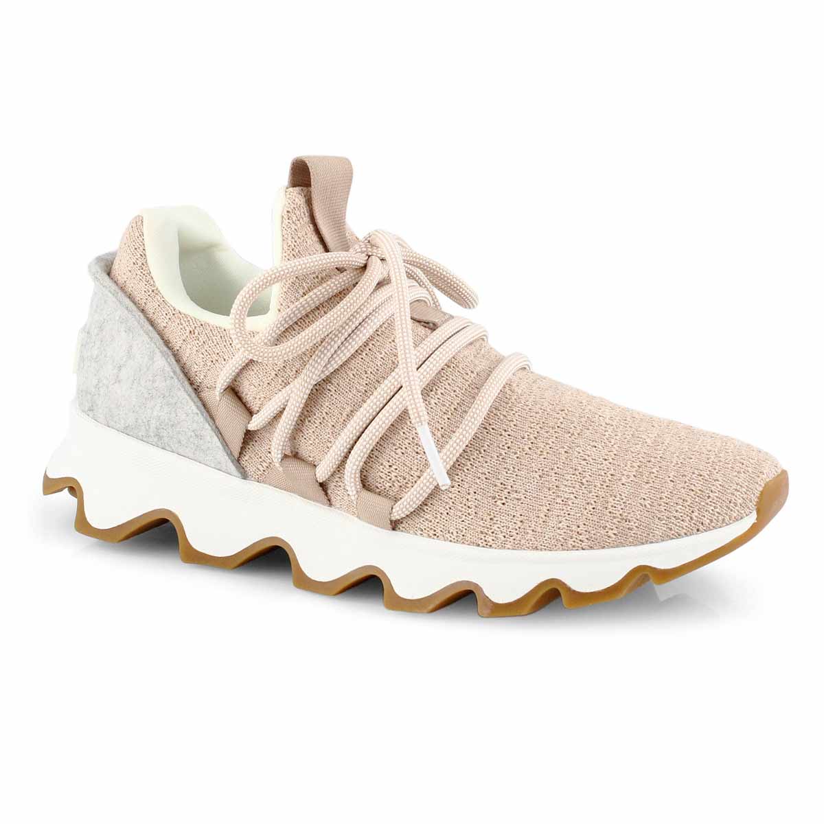 Lds Kinetic Lace nat tan fashion snkr