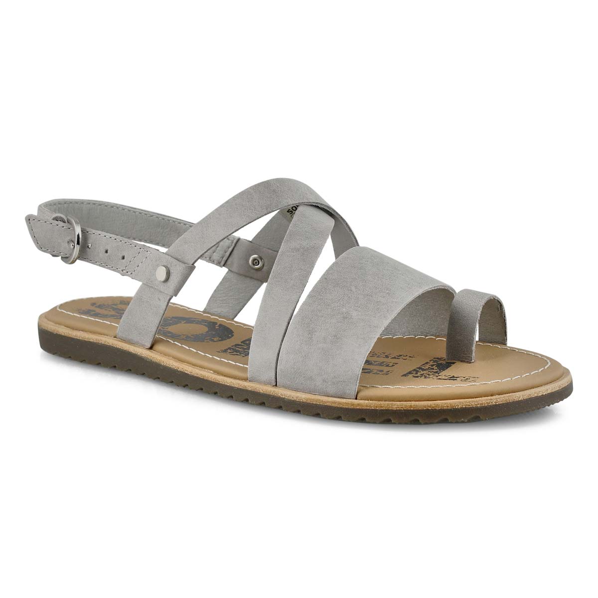 Lds Ella Criss Cross dove casual sandal
