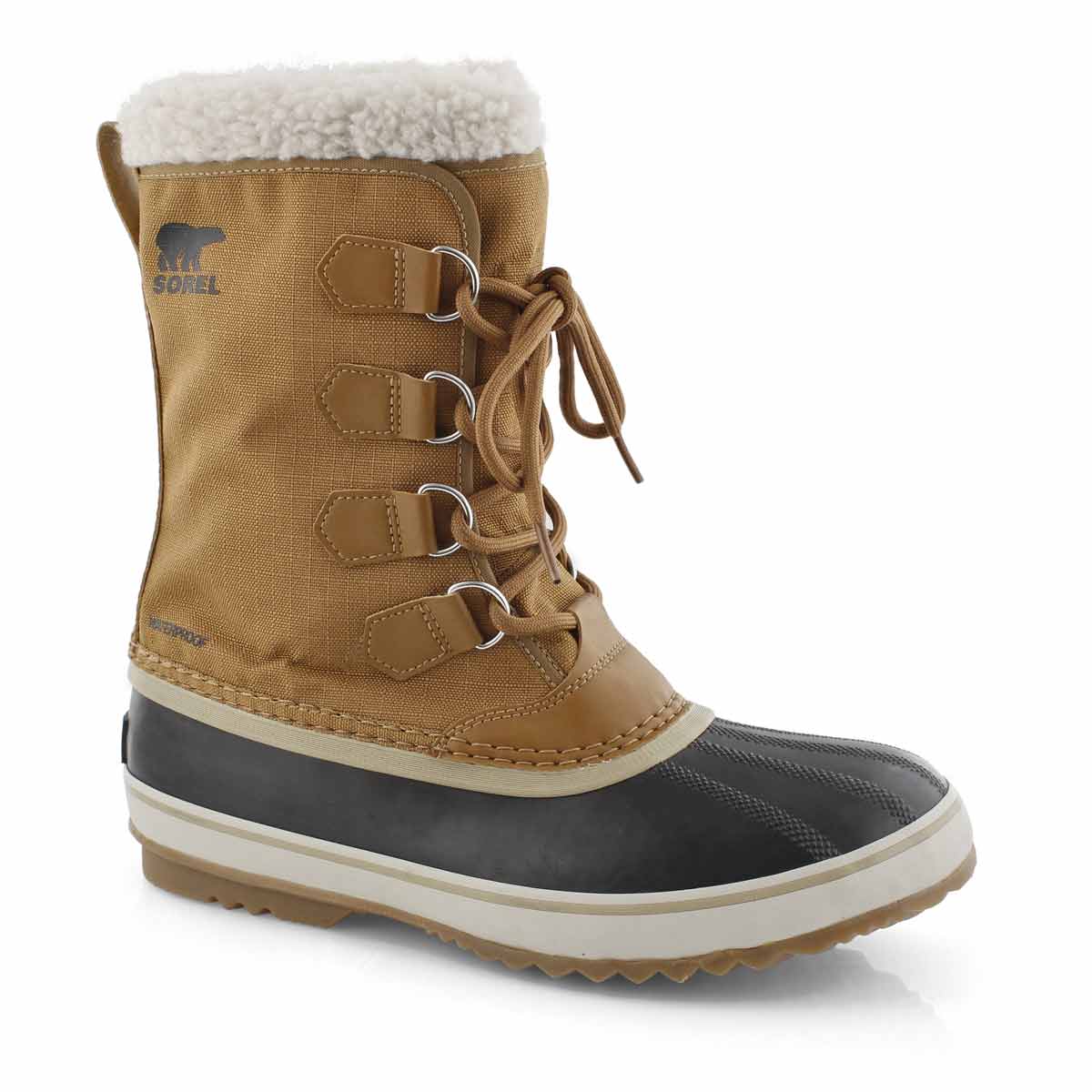 Mns 1964 Pac Nylon cml brn wtp wntr boot