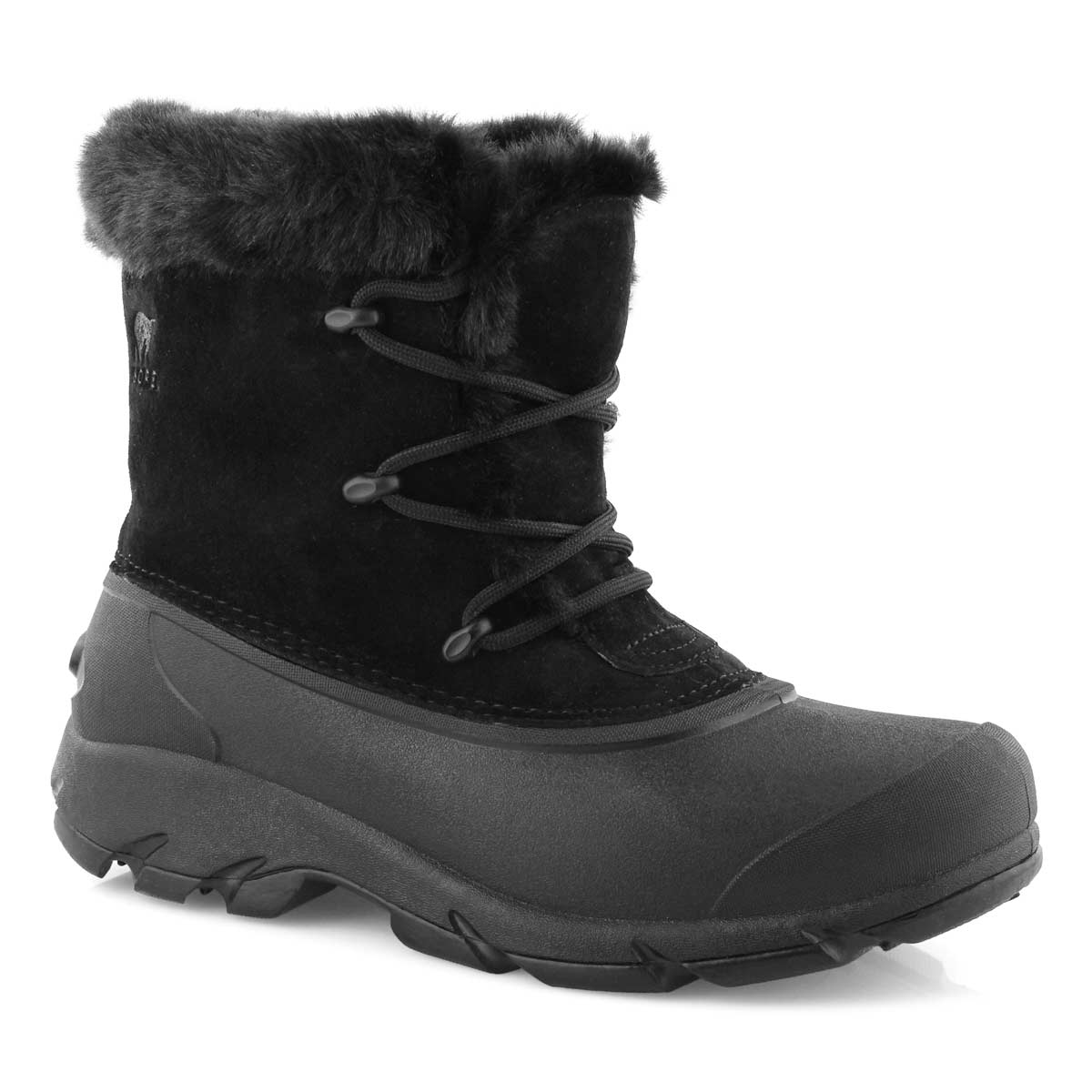 Lds Snow Angle DTV blk wtpf winter boot