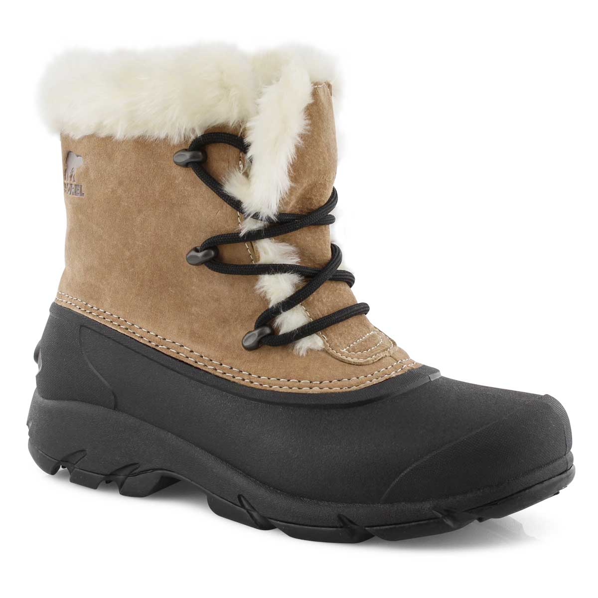 Lds Snow Angle DTV brn wtpf winter boot