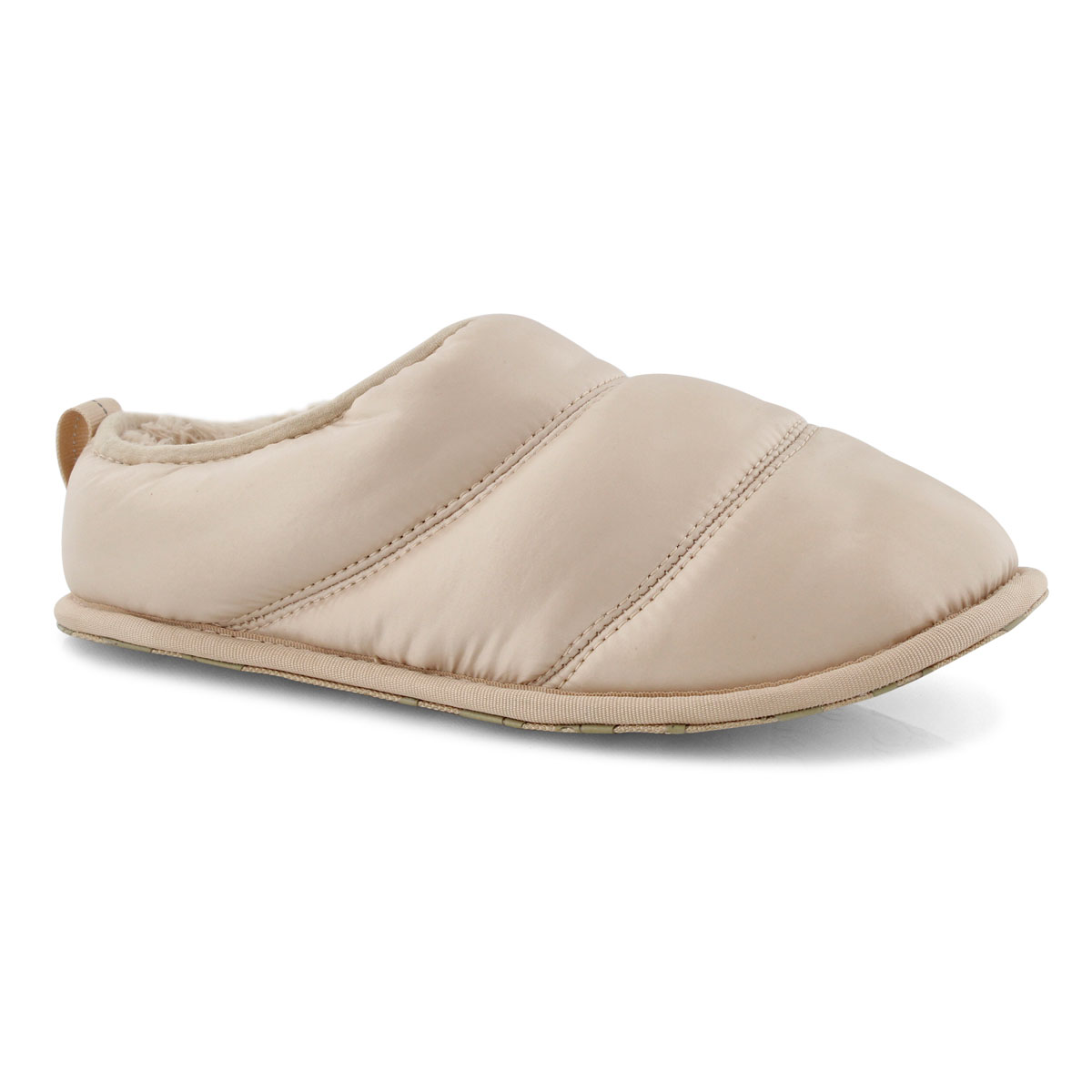 Lds Hadley natural tan open back slipper