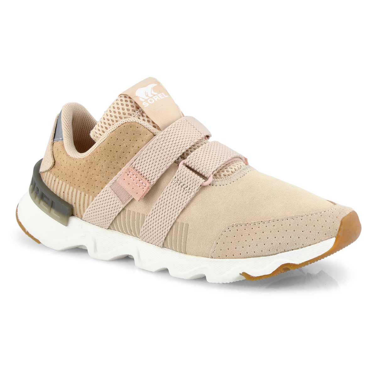 Lds Kinetic Lite Strap tan fashion snkr