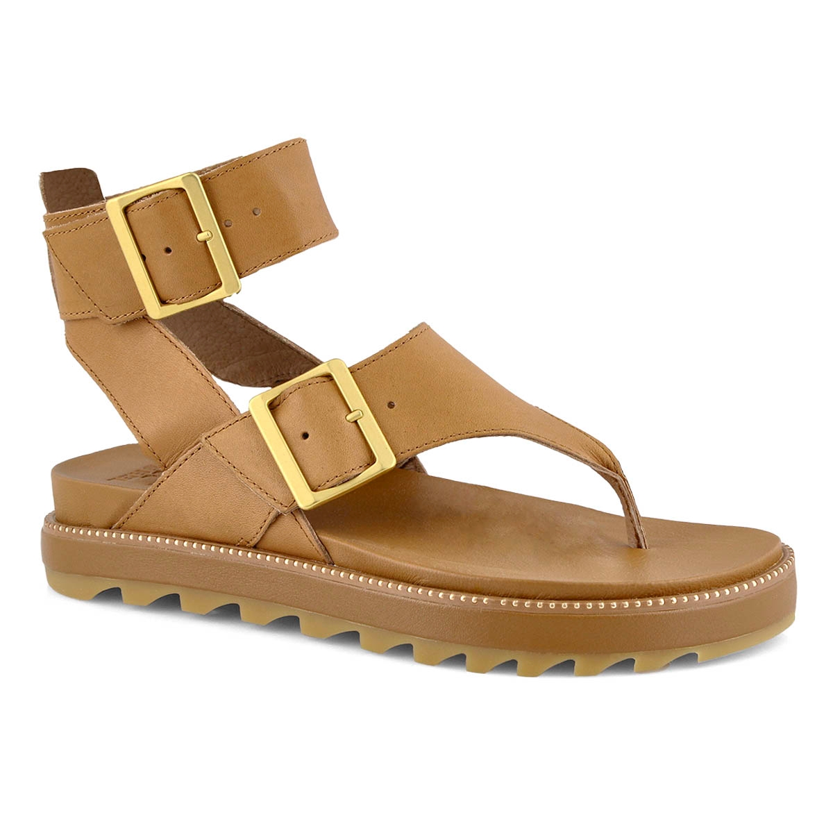 Lds Roaming T-Strap brown casual sandal