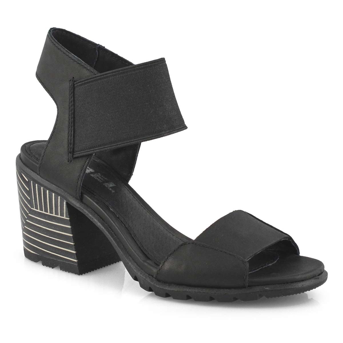 Lds Nadia black dress sandal