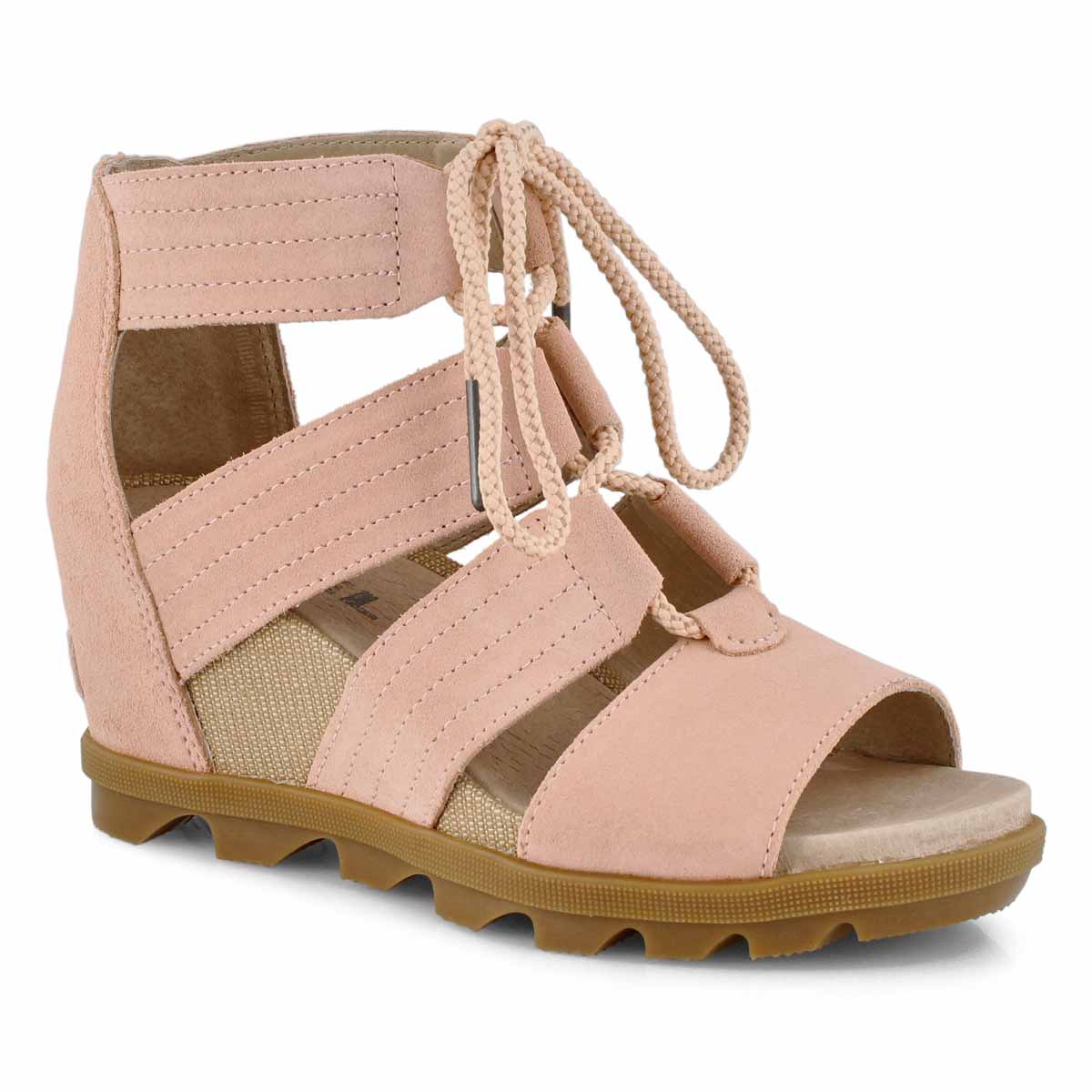 Lds Joanie II Lace tonic melon wdg sndl