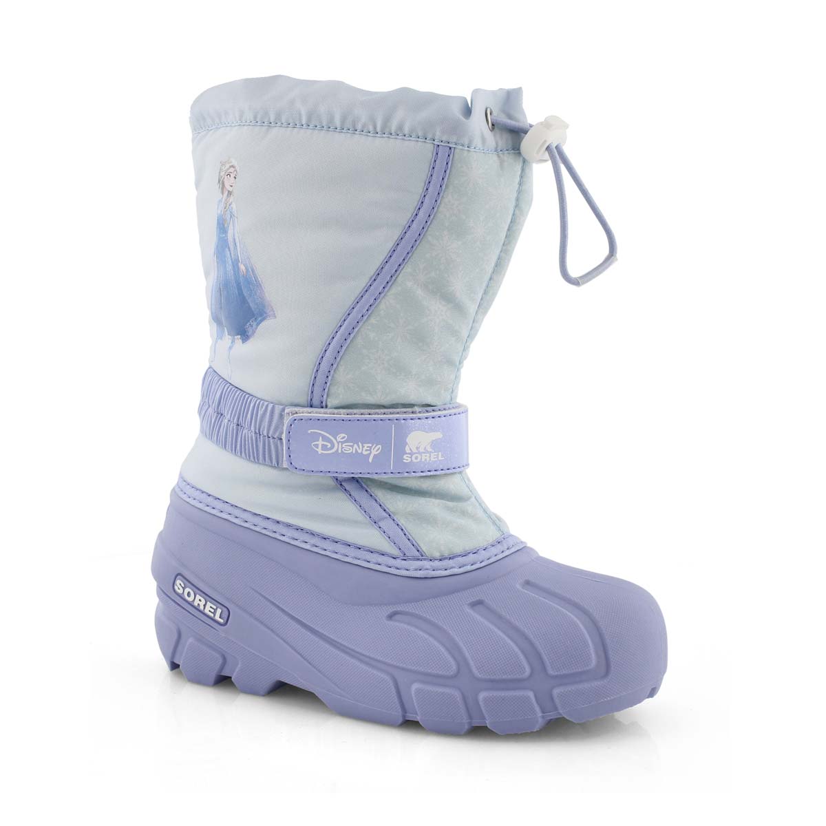 Grls DisneyFlurryFroznElsa ppl wntr boot