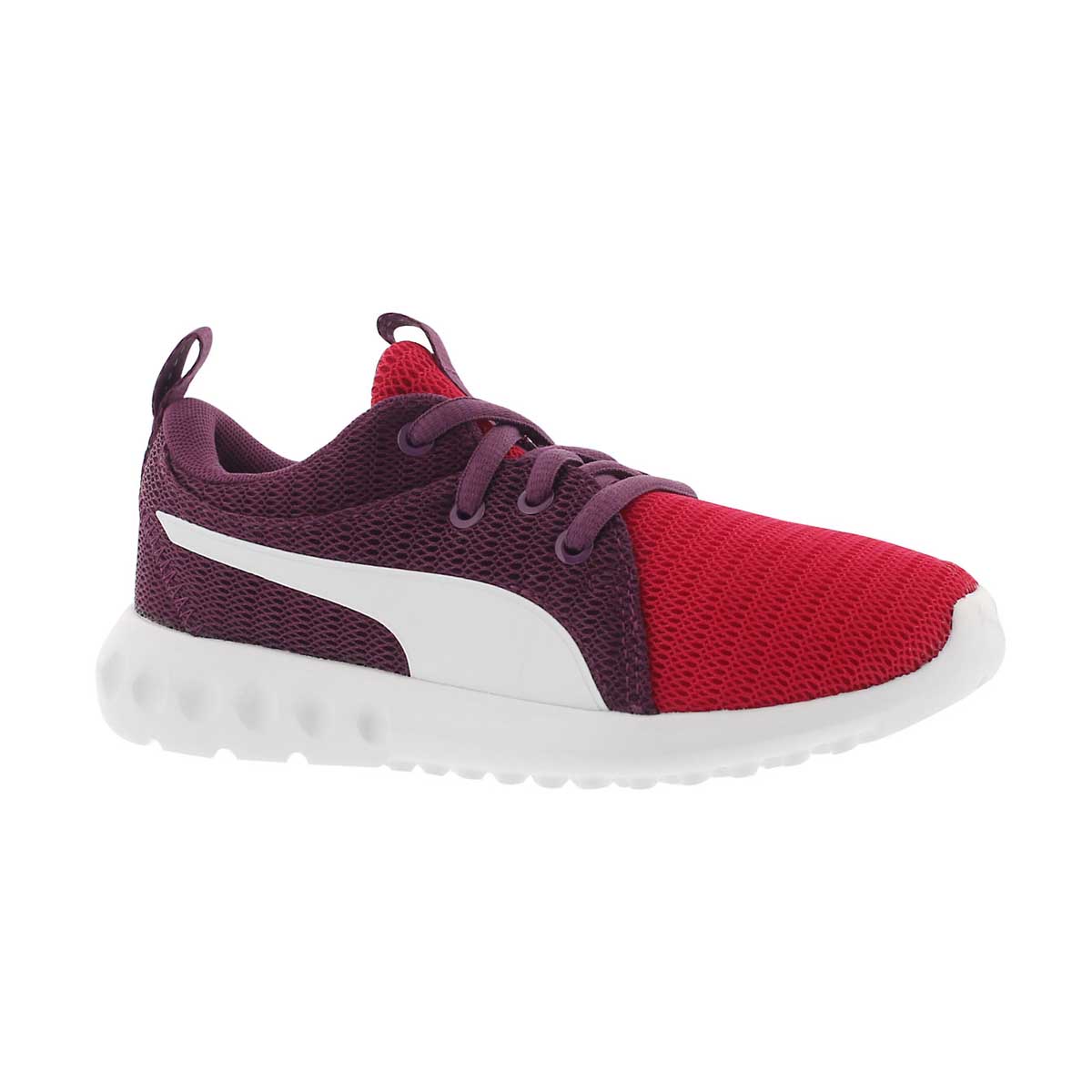 Girls' CARSON 2 JR pink lace up sneakers