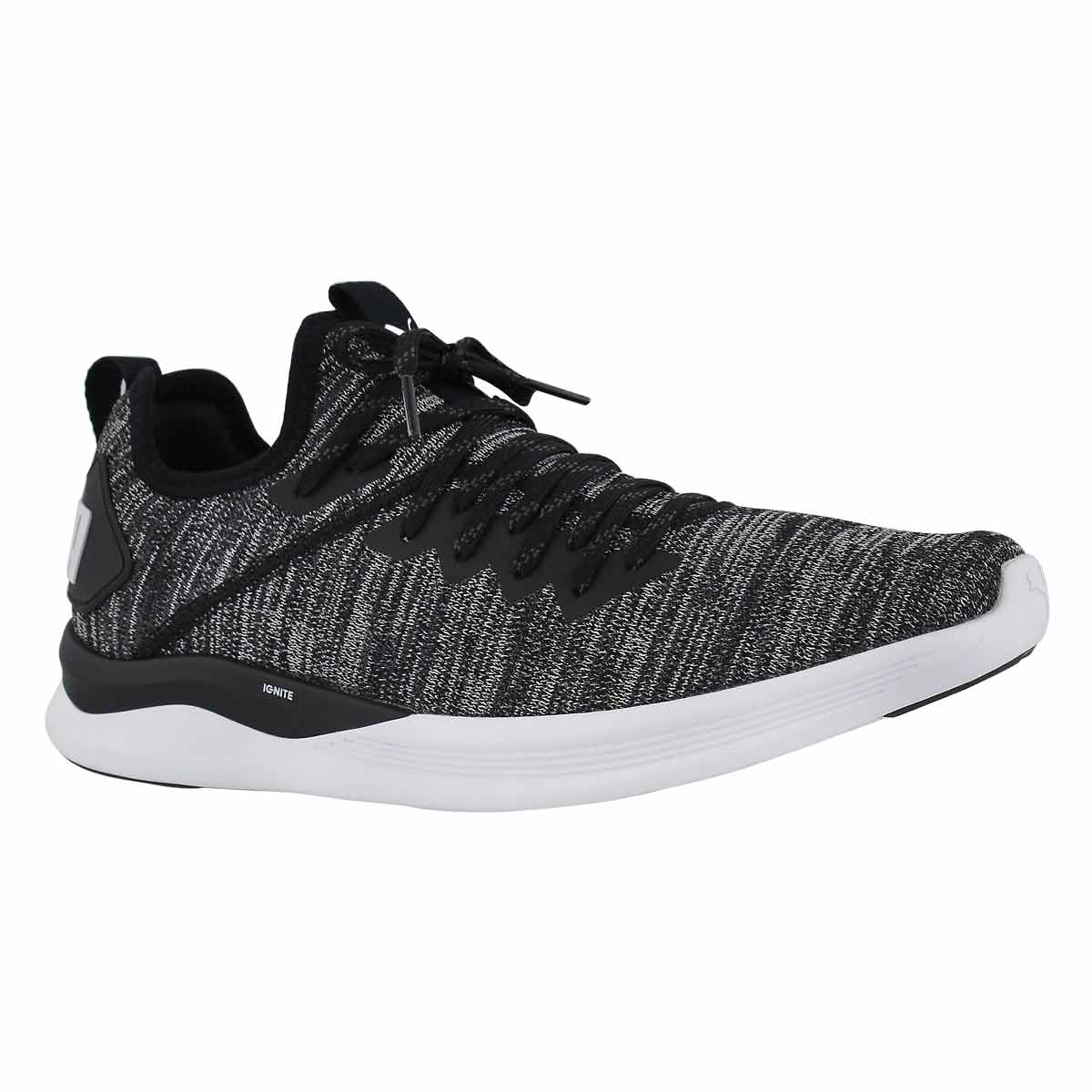 Mns Ignite Flash blk/ash slip on sneaker
