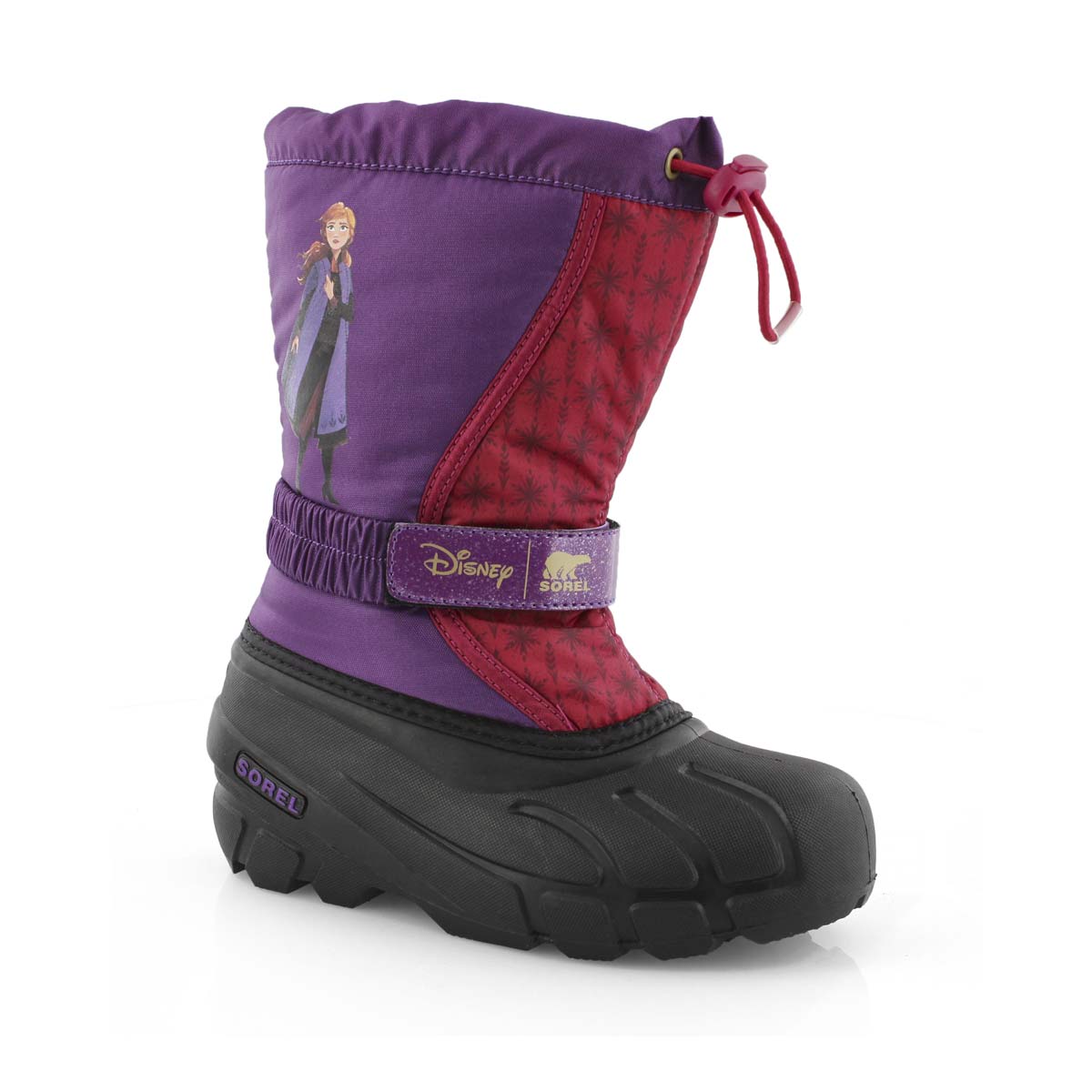 Grls DisneyFlurryFroznAnna ppl wntr boot