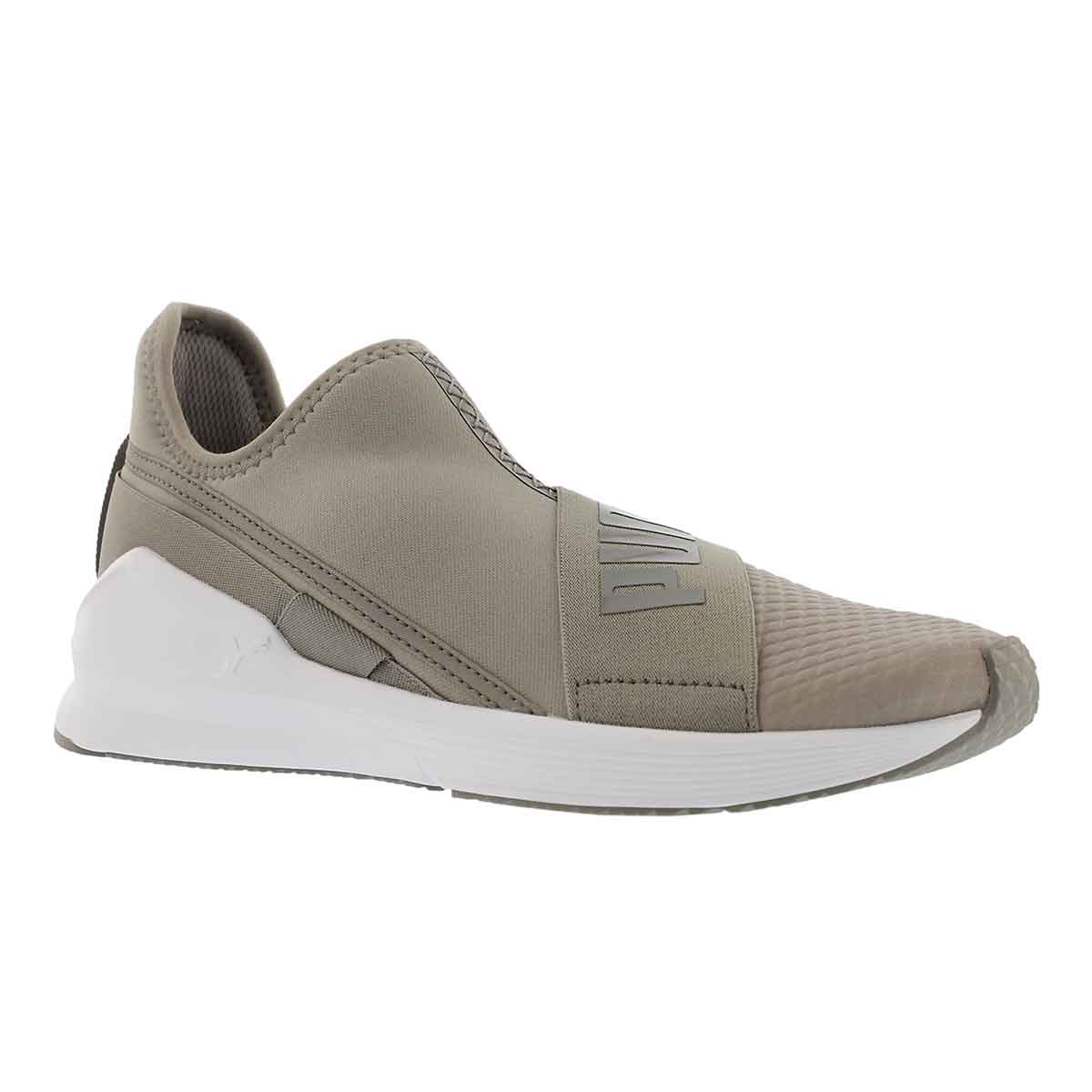 Women's FIERCE SLIP ON rock grey sneakers