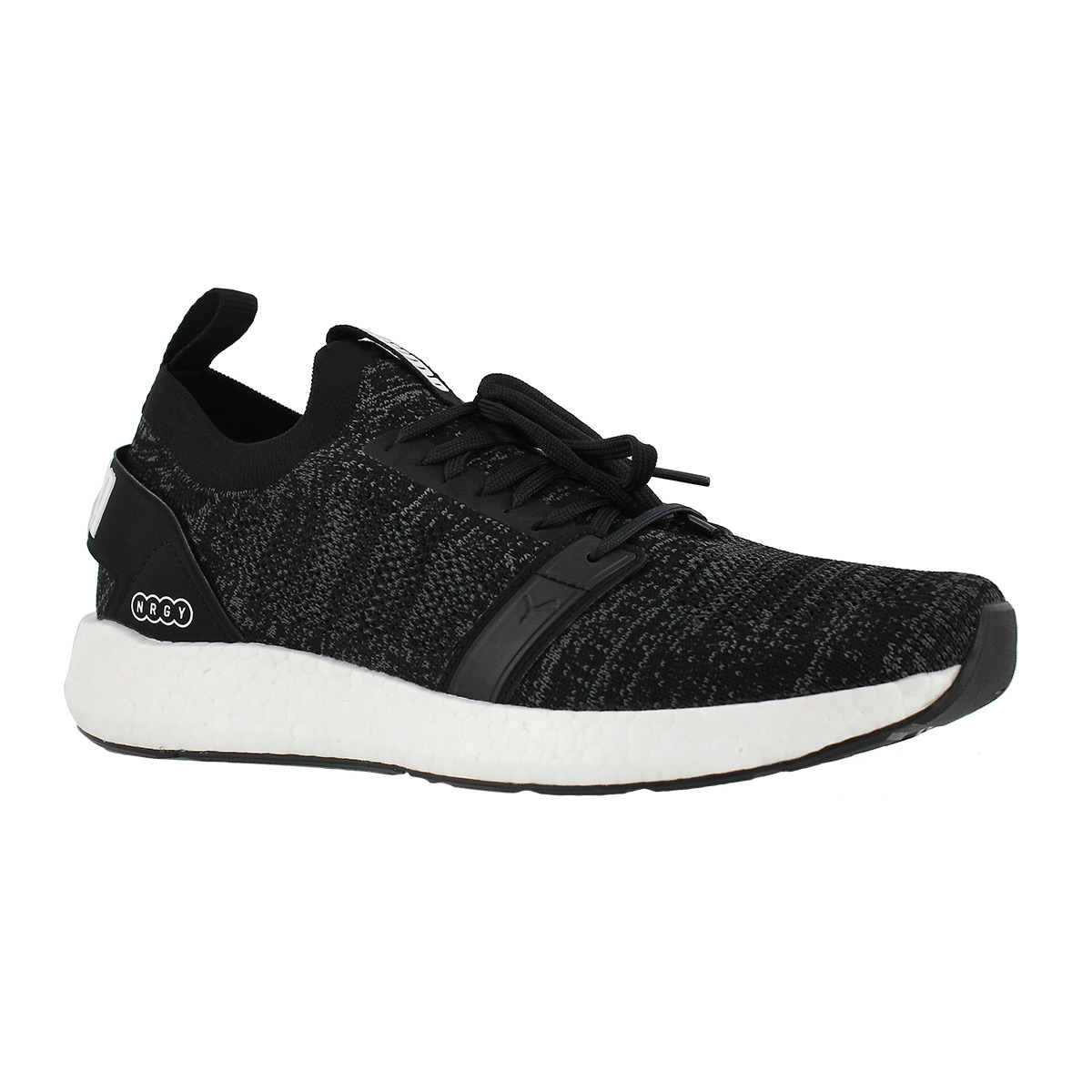 Mns NRGY Neko blk/iron slip on sneaker