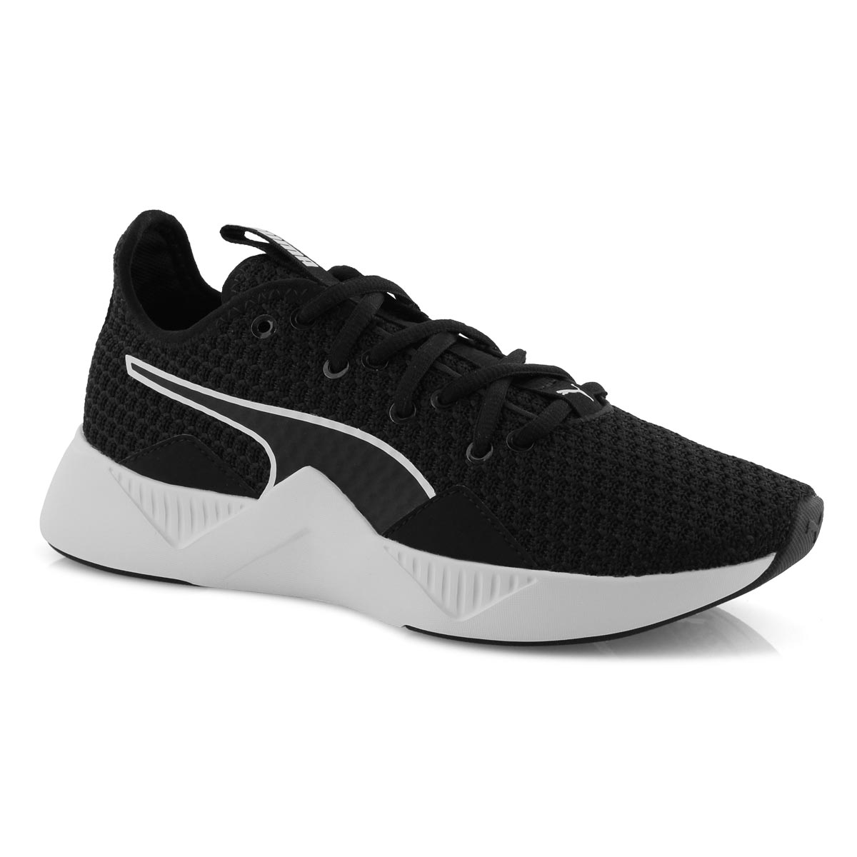 Lds Incite FS blk/wht lace up sneaker