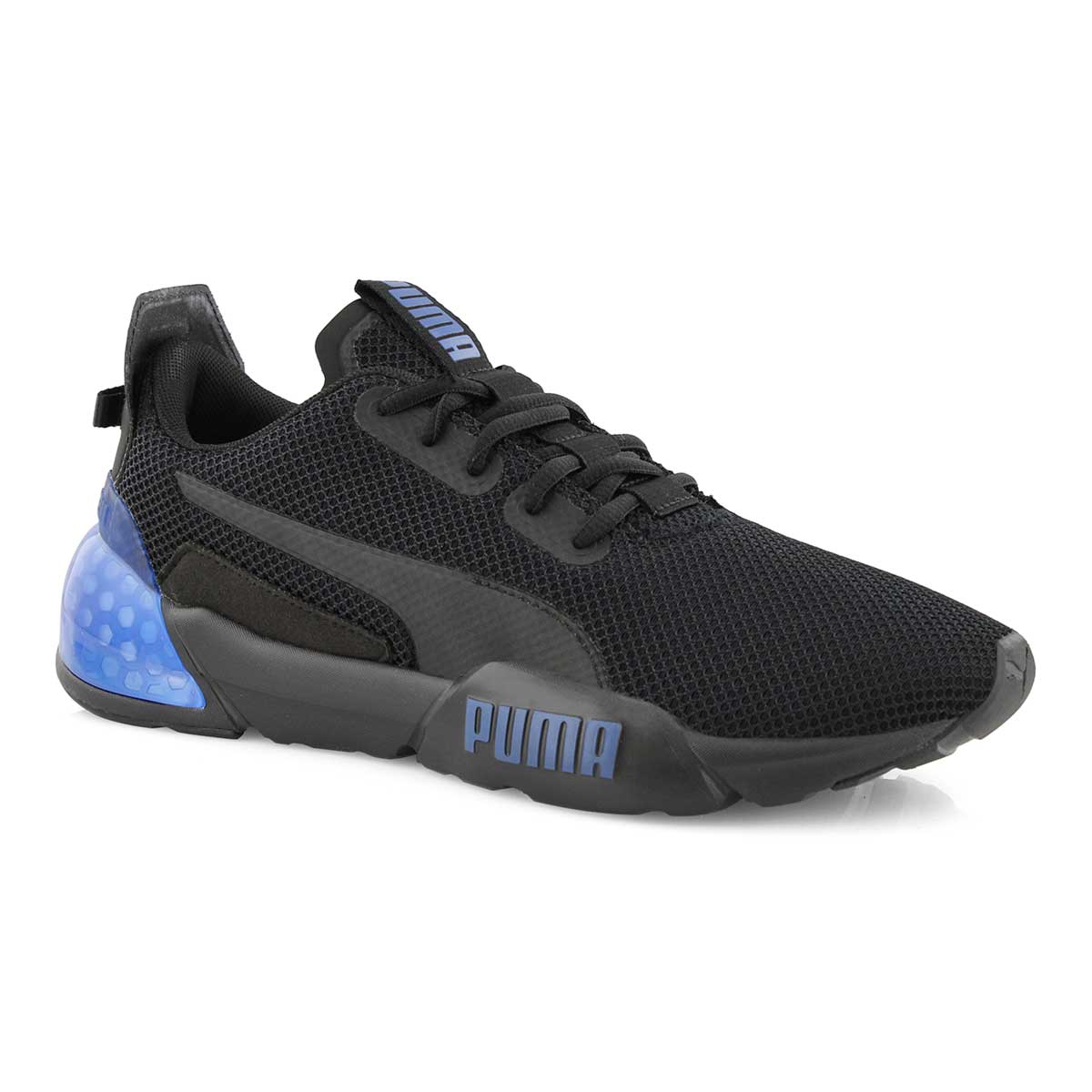 Mns Cell Phase blk/blu lace up sneaker