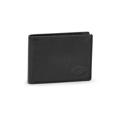 Men's CENTER WING black RFID secure wallet