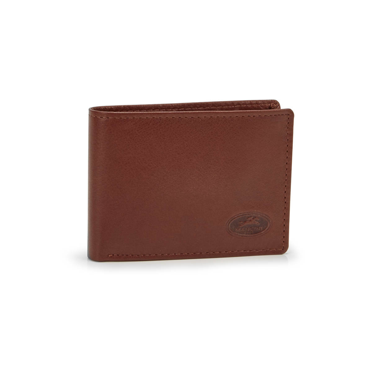 Men's CENTER WING cognac wallet