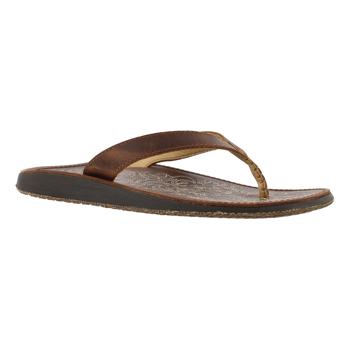 Women's PANIOLO natural thong sandals