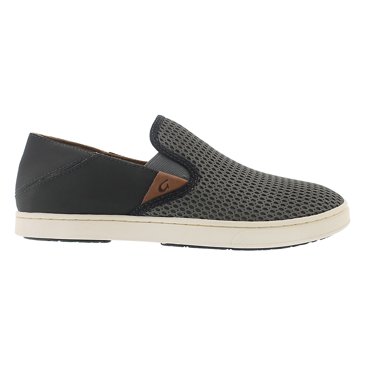 Lds Pehuea charcoal slip on casual shoe