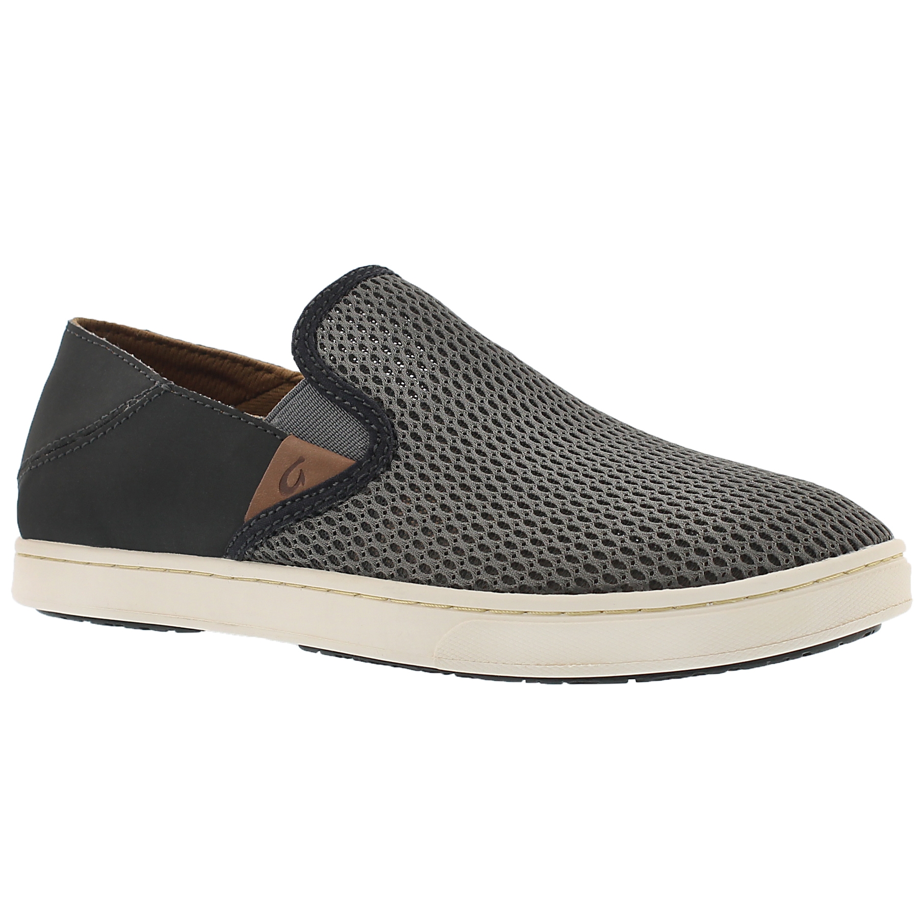 Lds Pehuea charcoal slip on casual shoe