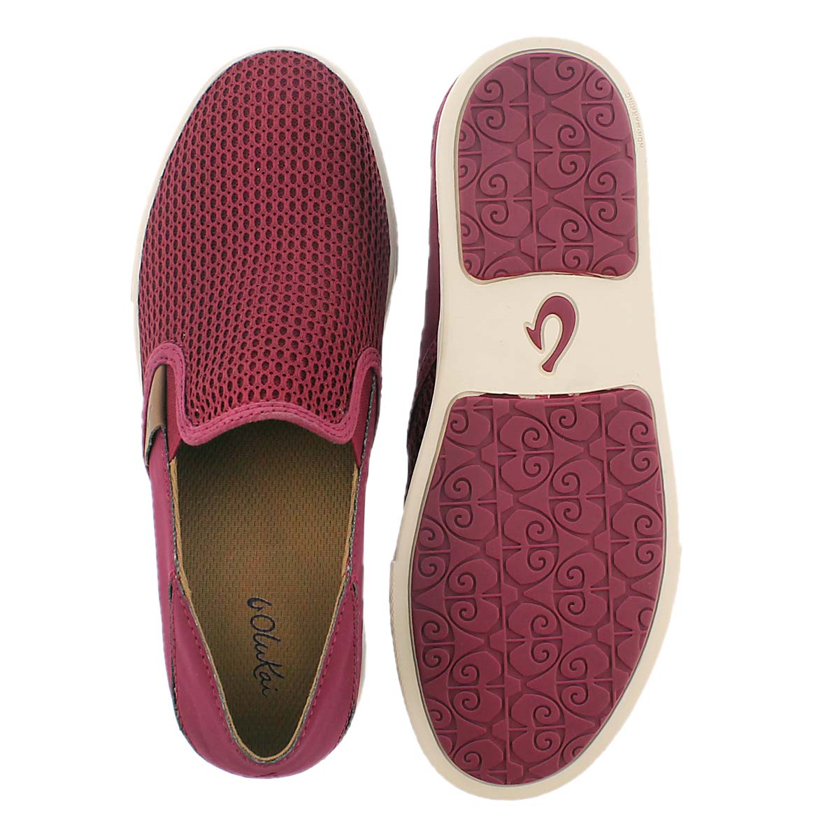 Lds Pehuea pokeberry slip on casual shoe
