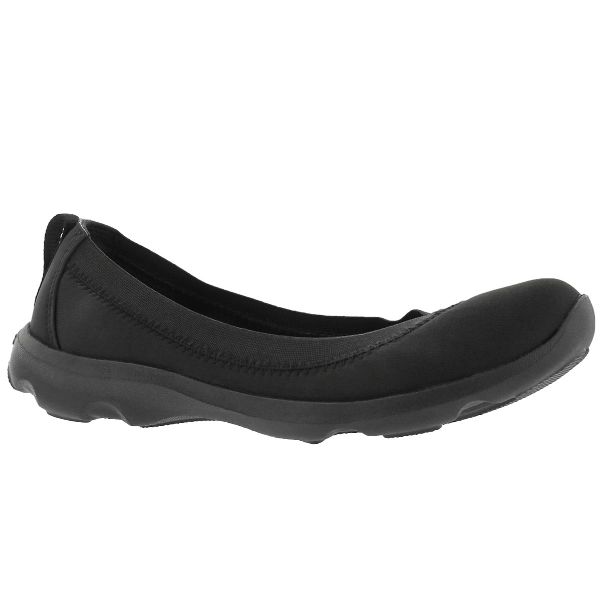 Women's BUSY DAY STRETCH black casual flats