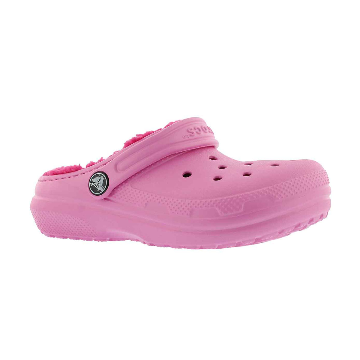Girls' CLASSIC LINED pink comfort clogs