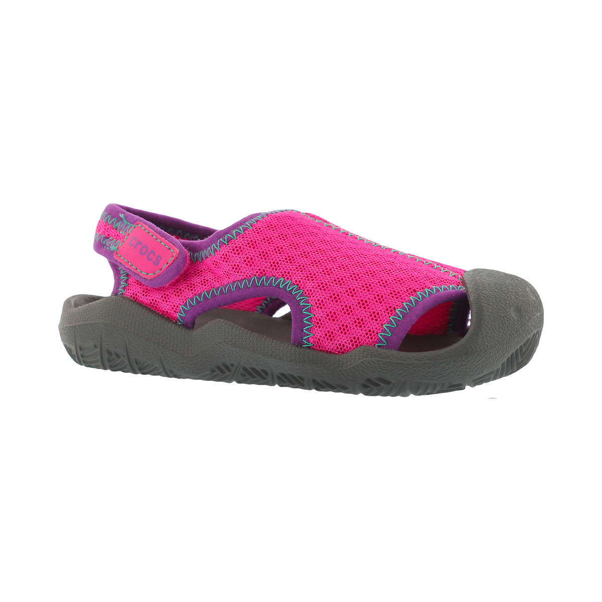 Girls' SWIFTWATER magenta/grey casual sandals
