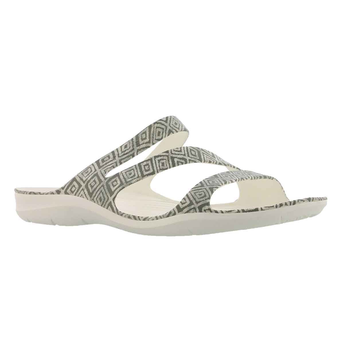 Lds Swiftwater Graphic gry dmnd/wht sld