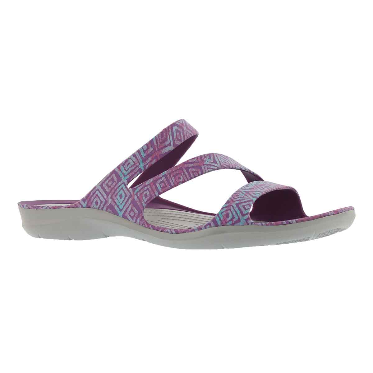 Women's SWIFTWATER GRAPHIC amethyst/gry sandals