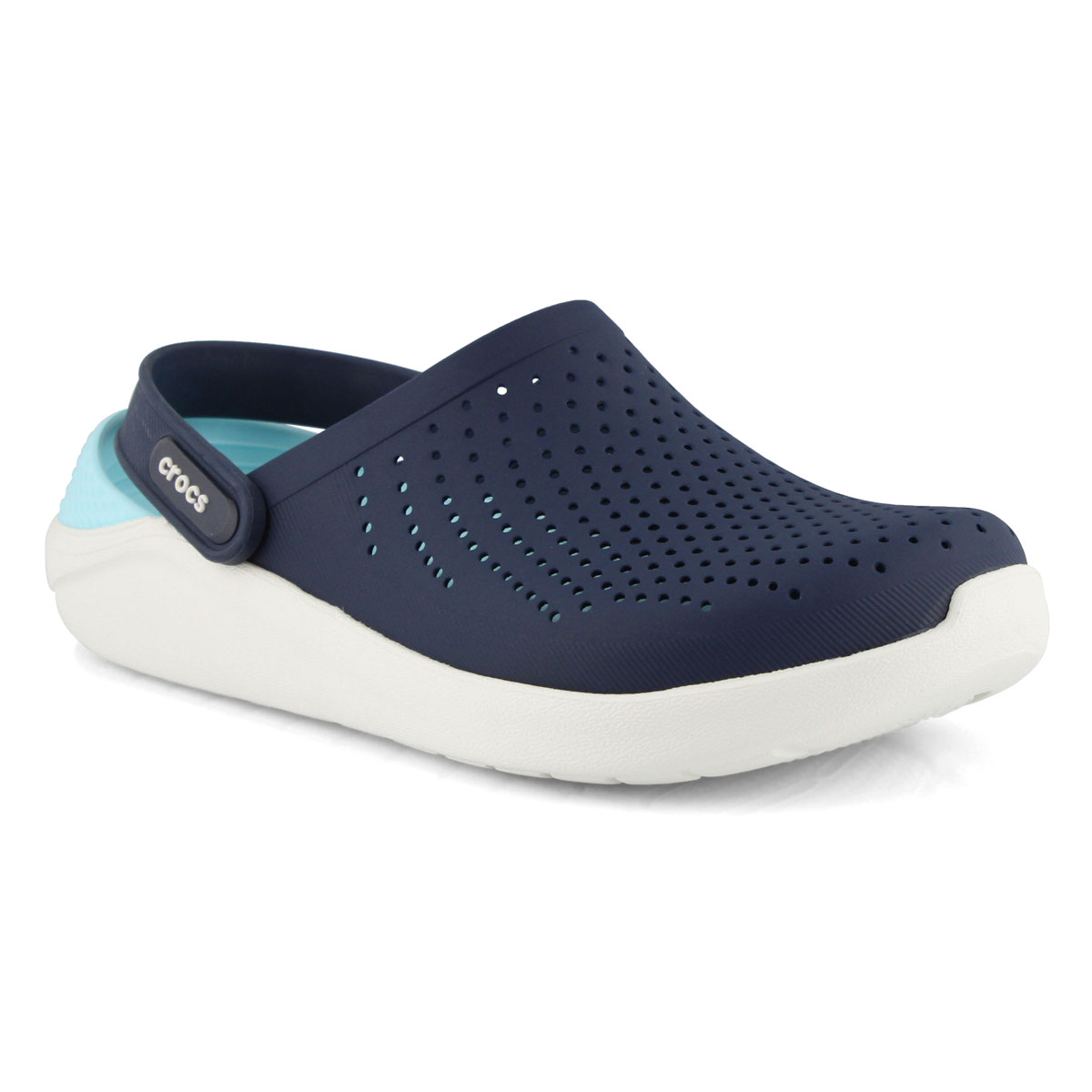 Lds LiteRide navy/almost wt clog