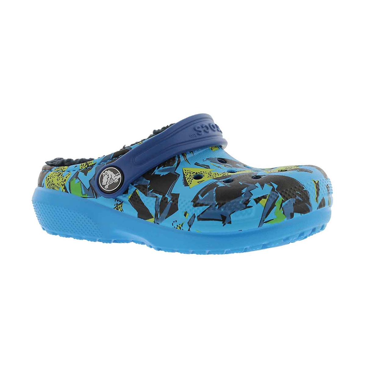 Boys' CLASSIC LINED GRAPHIC ocean/navy clogs