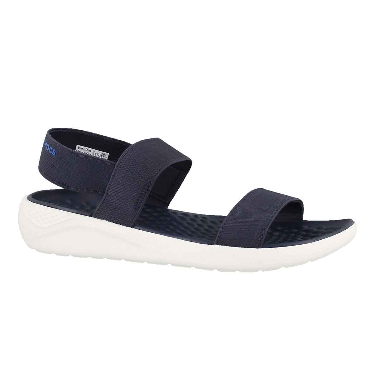 Women's LITERIDE navy/white casual sandals