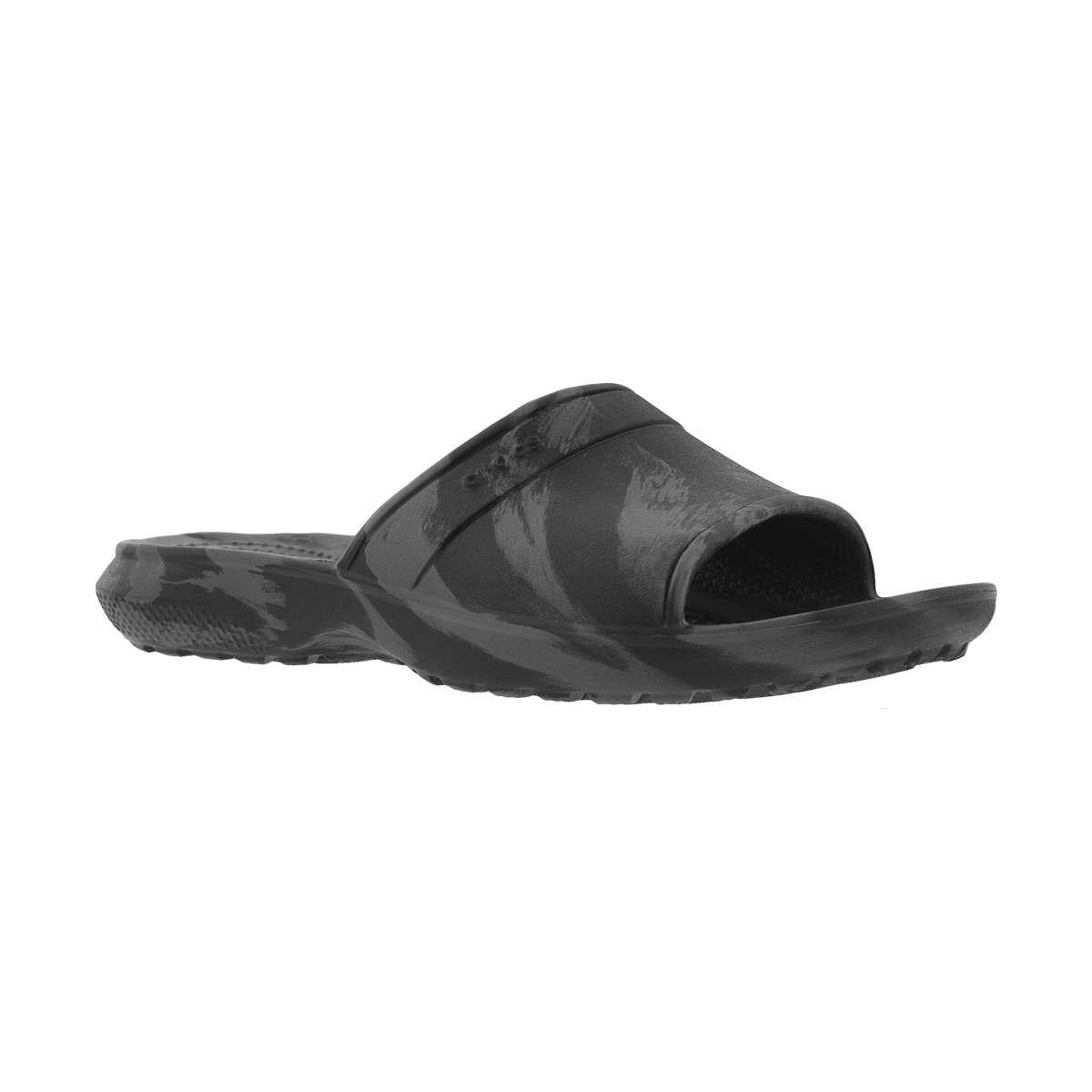 Kds Classic Swirl black slide sandal