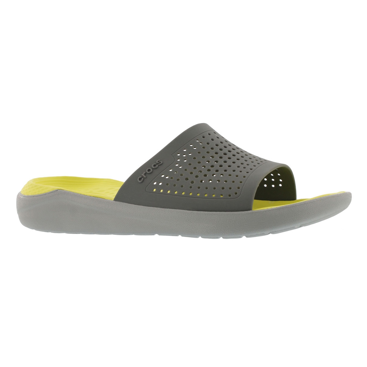 Men's LITERIDE grey slide sandals