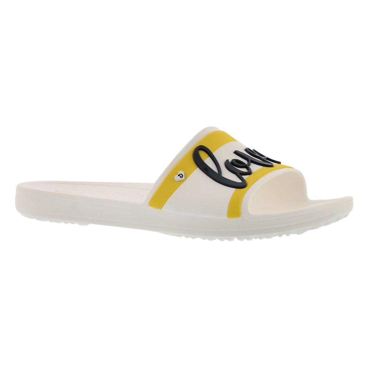 Women's DREW SLOANE SLIDE wht/blk sandals