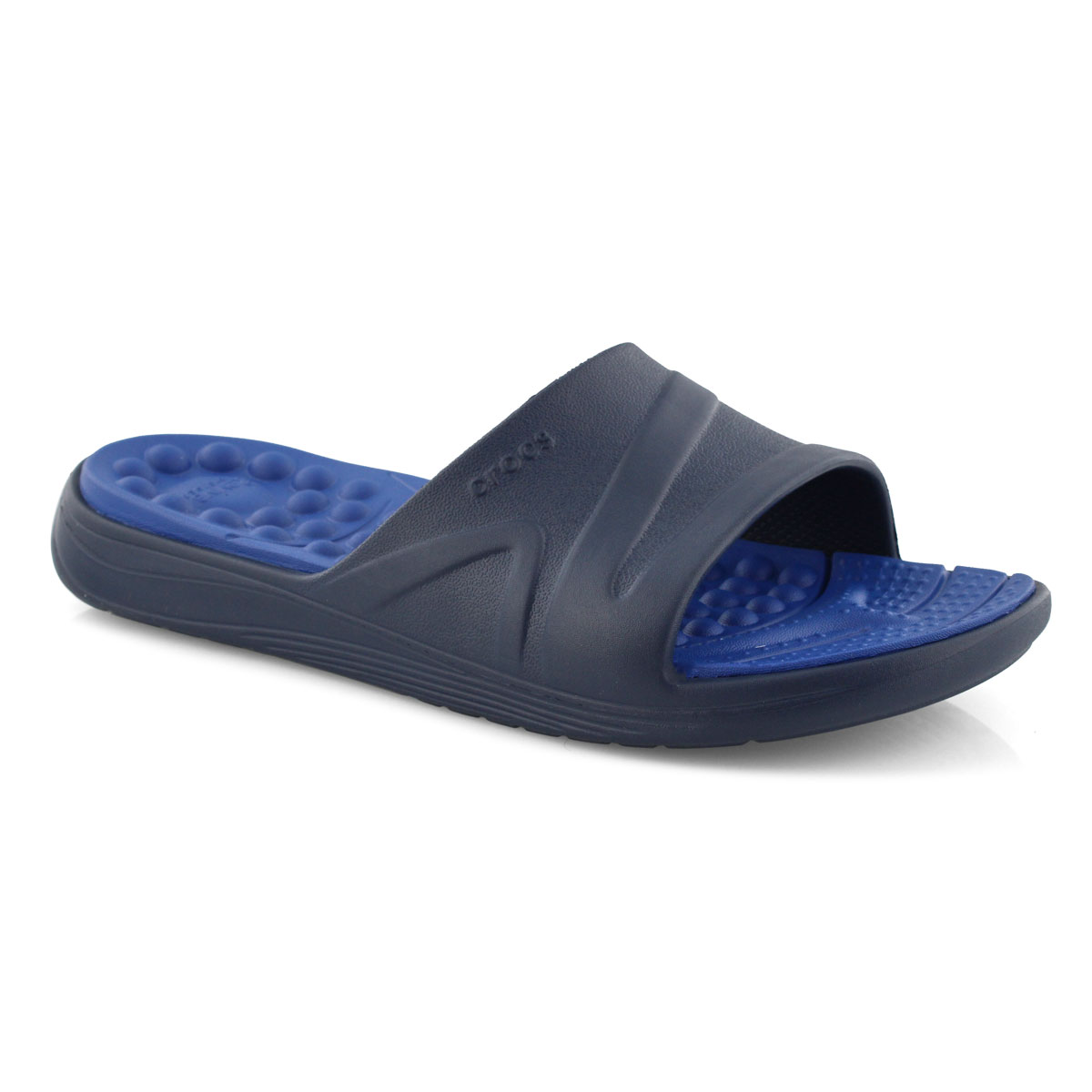 Mns Reviva navy/blue slide sandal
